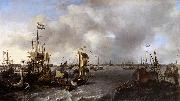 Ludolf Bakhuizen View of Amsterdam with Ships on the Ij Sweden oil painting artist
